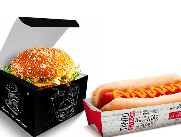 Embalagens para Lanches e Hot Dog