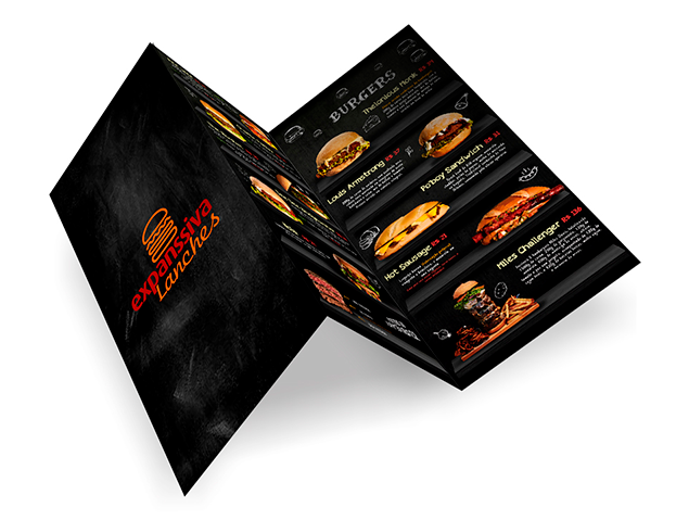 Cardápios e Matérias Gráficos